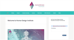 Desktop Screenshot of humandesigninstitute.com