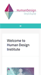 Mobile Screenshot of humandesigninstitute.com